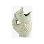 Vase poisson en grès – Vert clair | Madam Stoltz