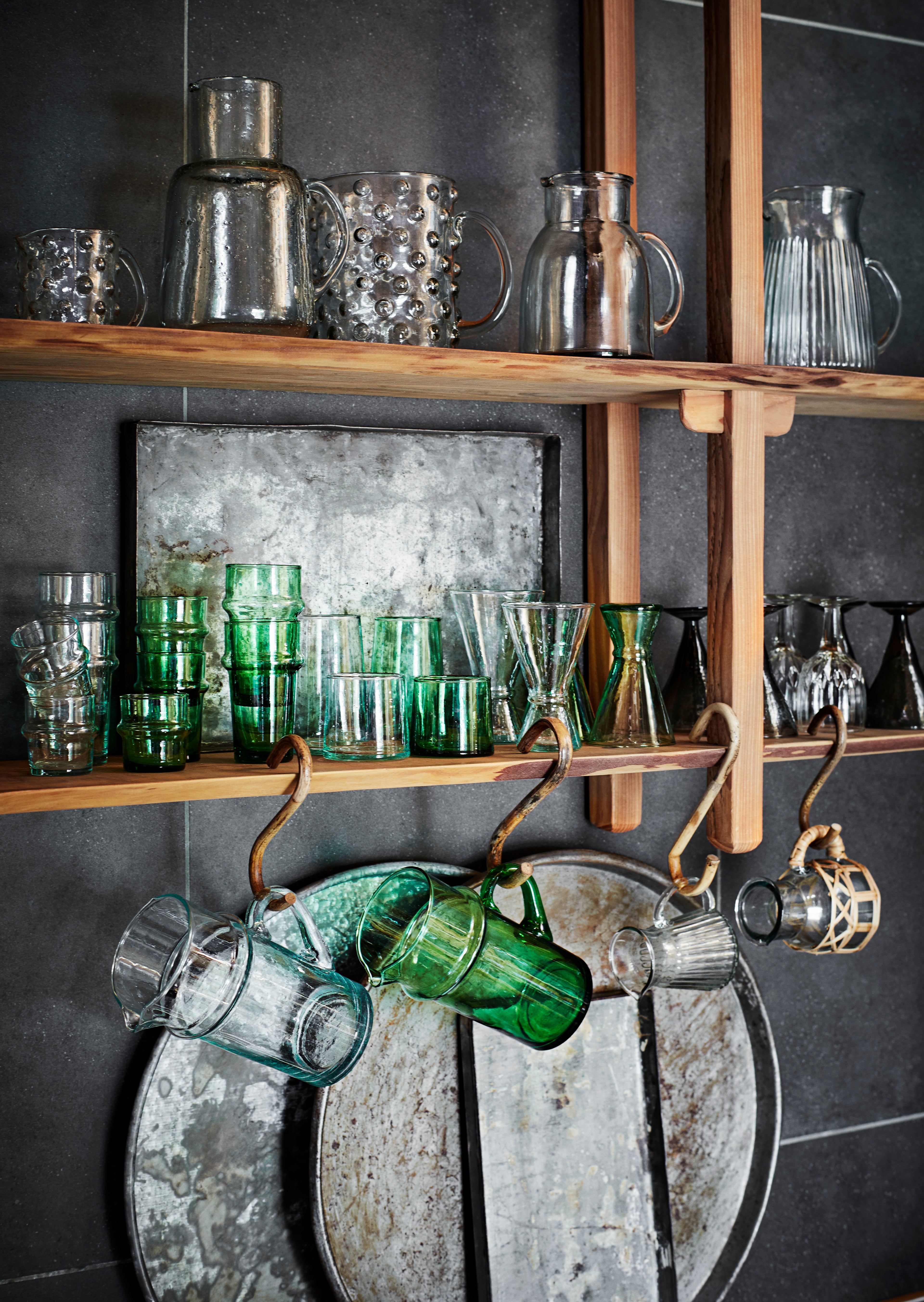 Verre Beldi Vert foncé Madam Stoltz